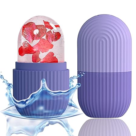 Reusable Facial Ice Roller for Face | Enhance Skin Glow Shrink &Tighten Pores