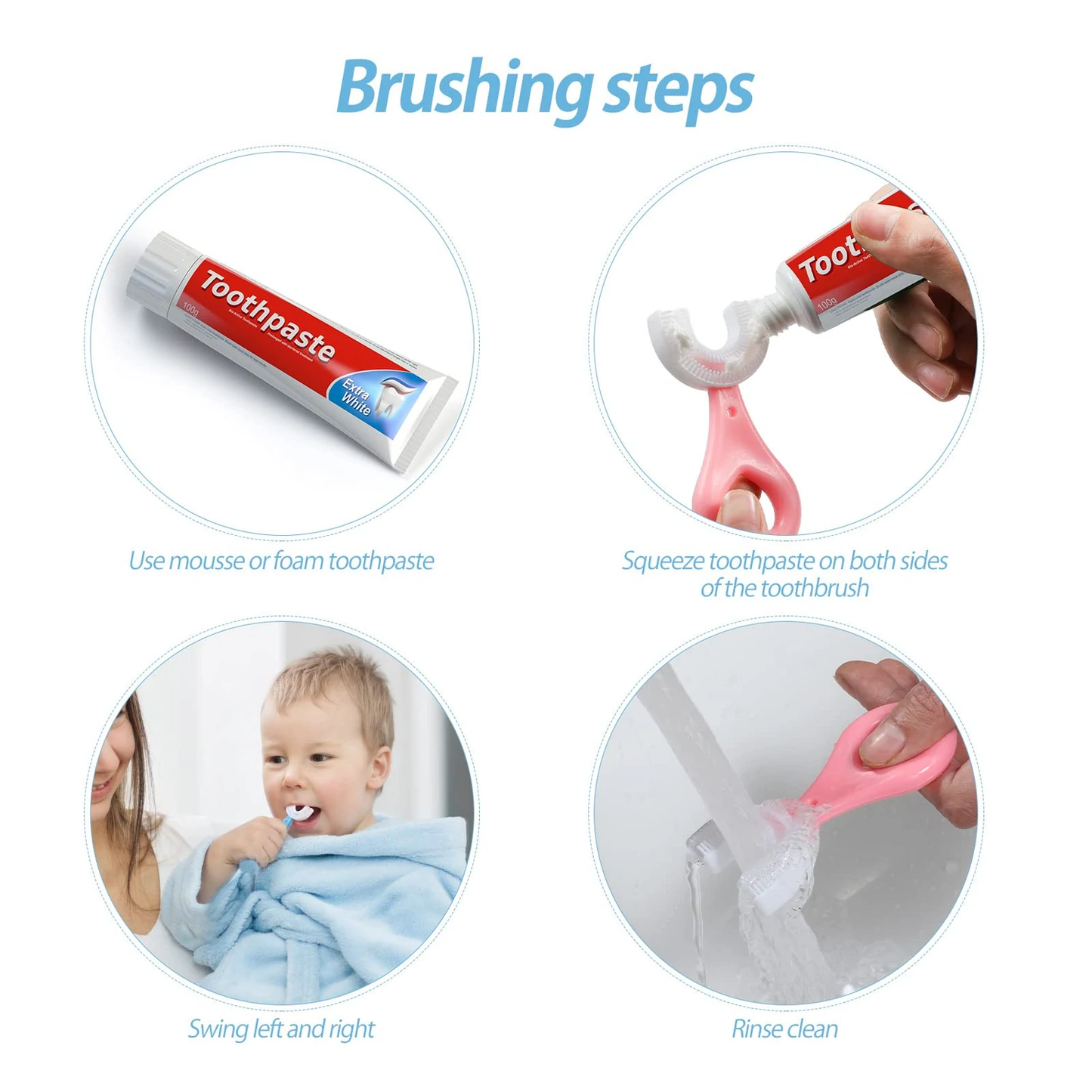 360° U-Shaped Baby Toothbrush |