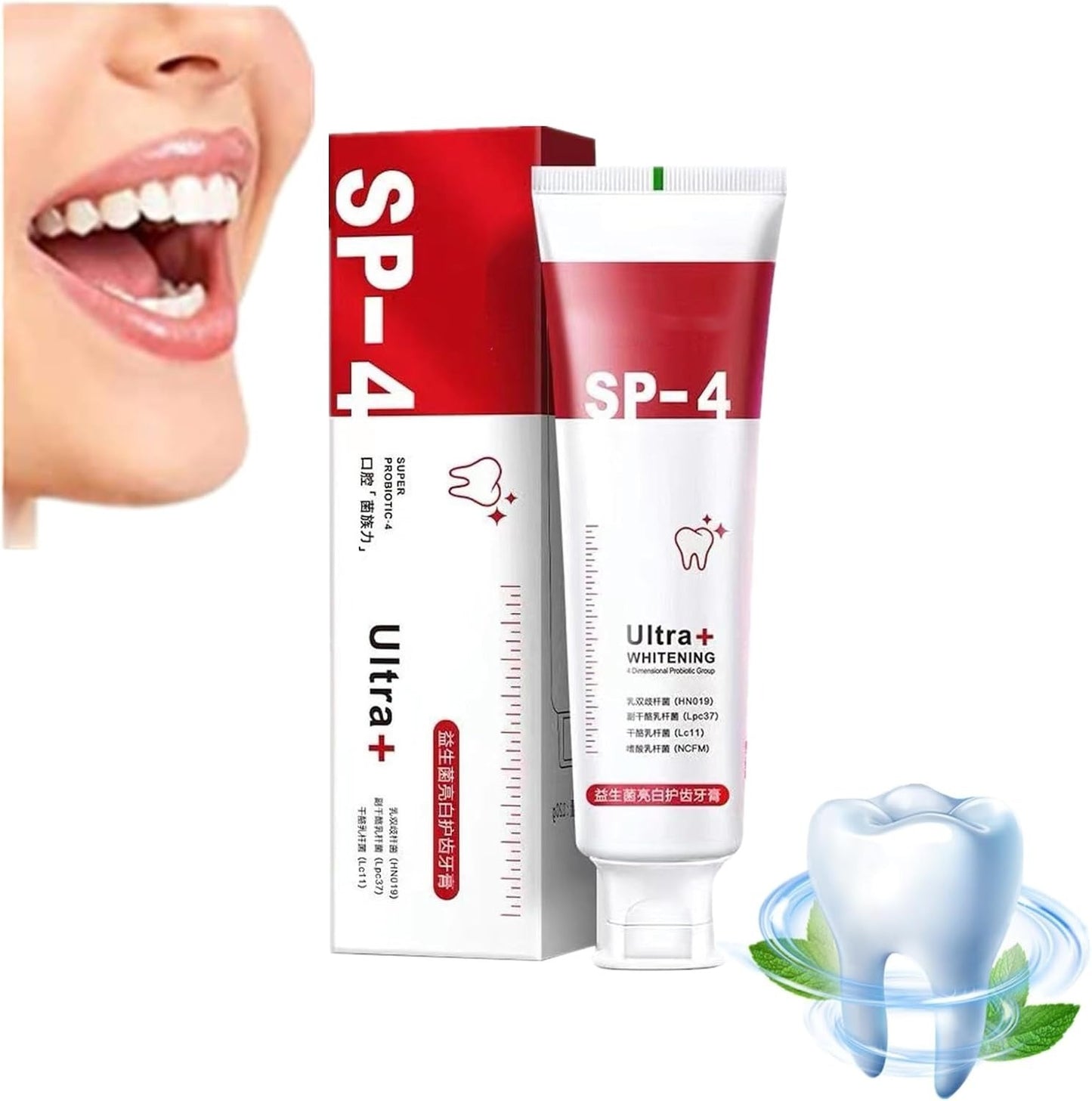 Premium YAYASHI SP-4 Ultra Whitening Probiotic Toothpaste –