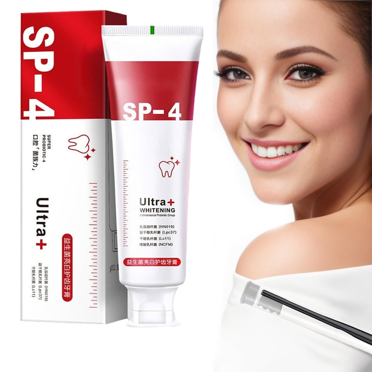Premium YAYASHI SP-4 Ultra Whitening Probiotic Toothpaste –